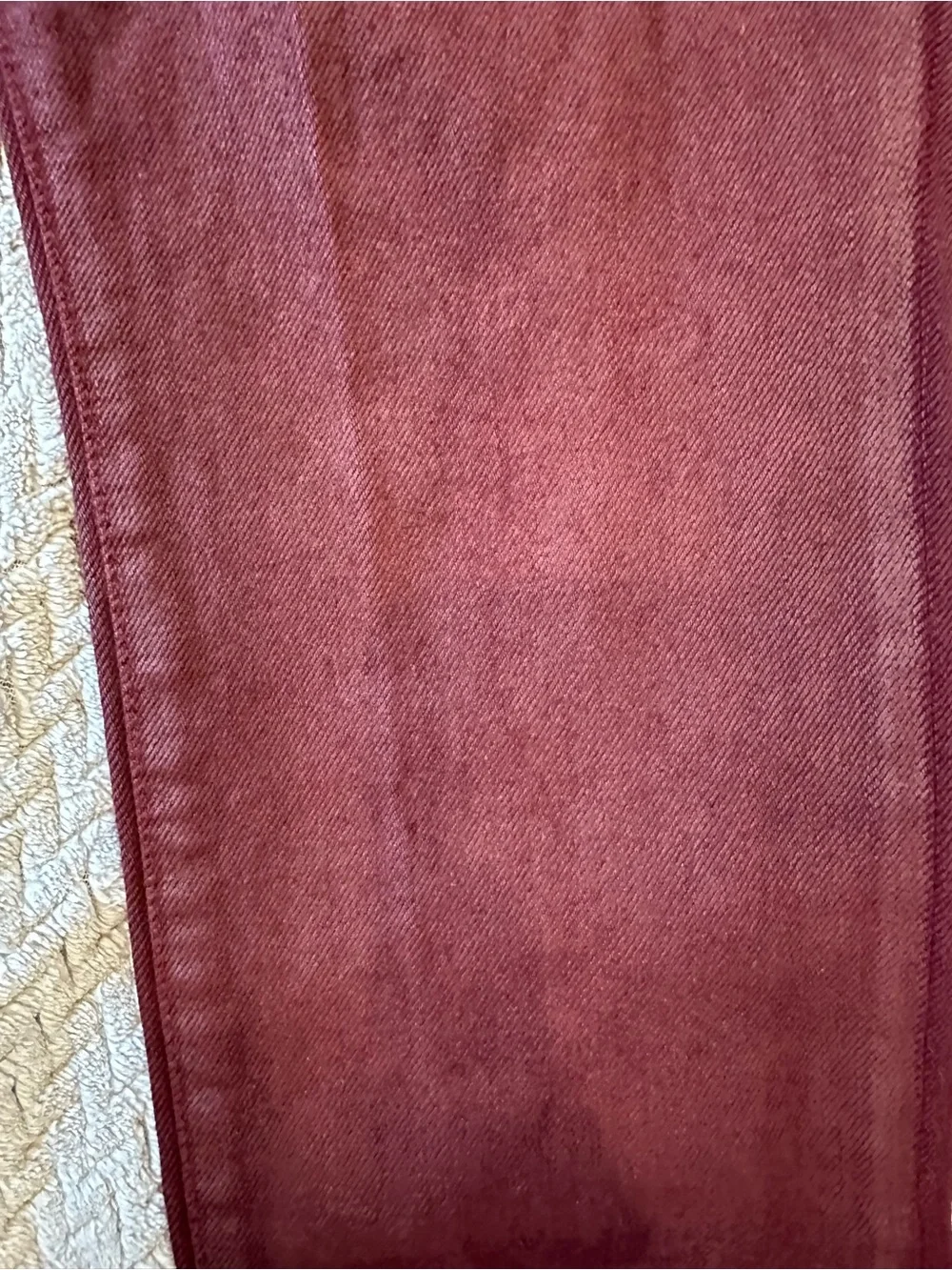 Banana Republic Size 27 Burgundy Skinny Jeans Wine Red Stretch Denim